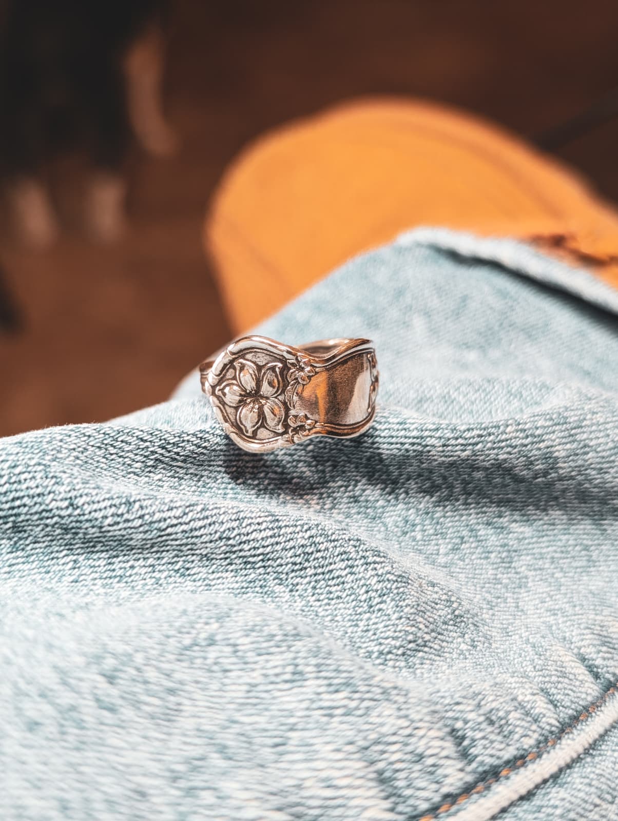 Antique Silver Spoon Rings