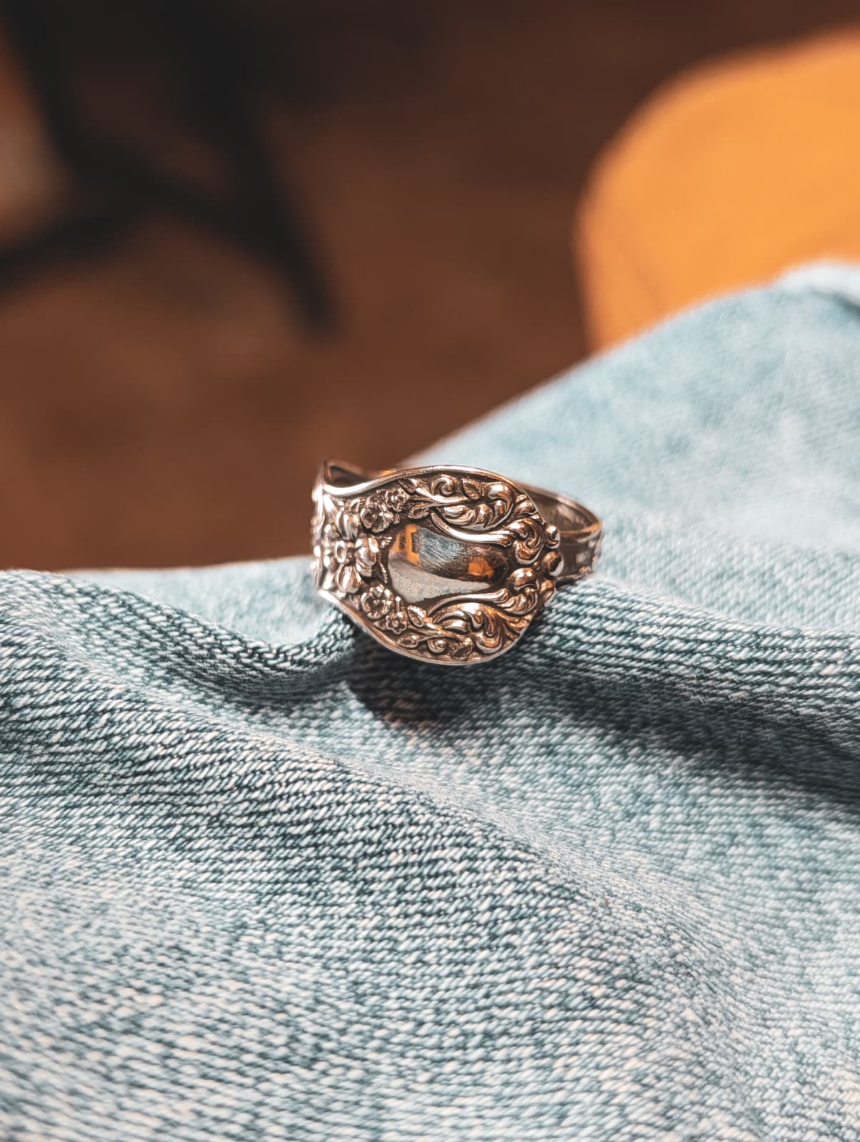Antique Silver Spoon Rings