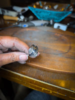 The Overlay Stainless Steel Spoon Ring size 10.75