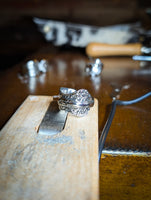 The Overlay Stainless Steel Spoon Ring size 10.75