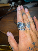 The Riley Stainless Steel Spoon Ring size 8 Dated 1847