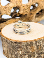 Navajo Sterling Silver Ring Turquoise Ring Size 6 (Unsigned)