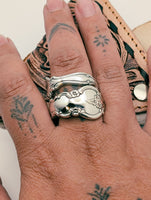 The Sky Stainless Steel Spoon Ring size 9.25