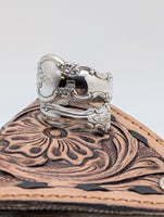 The Sky Stainless Steel Spoon Ring size 9.25