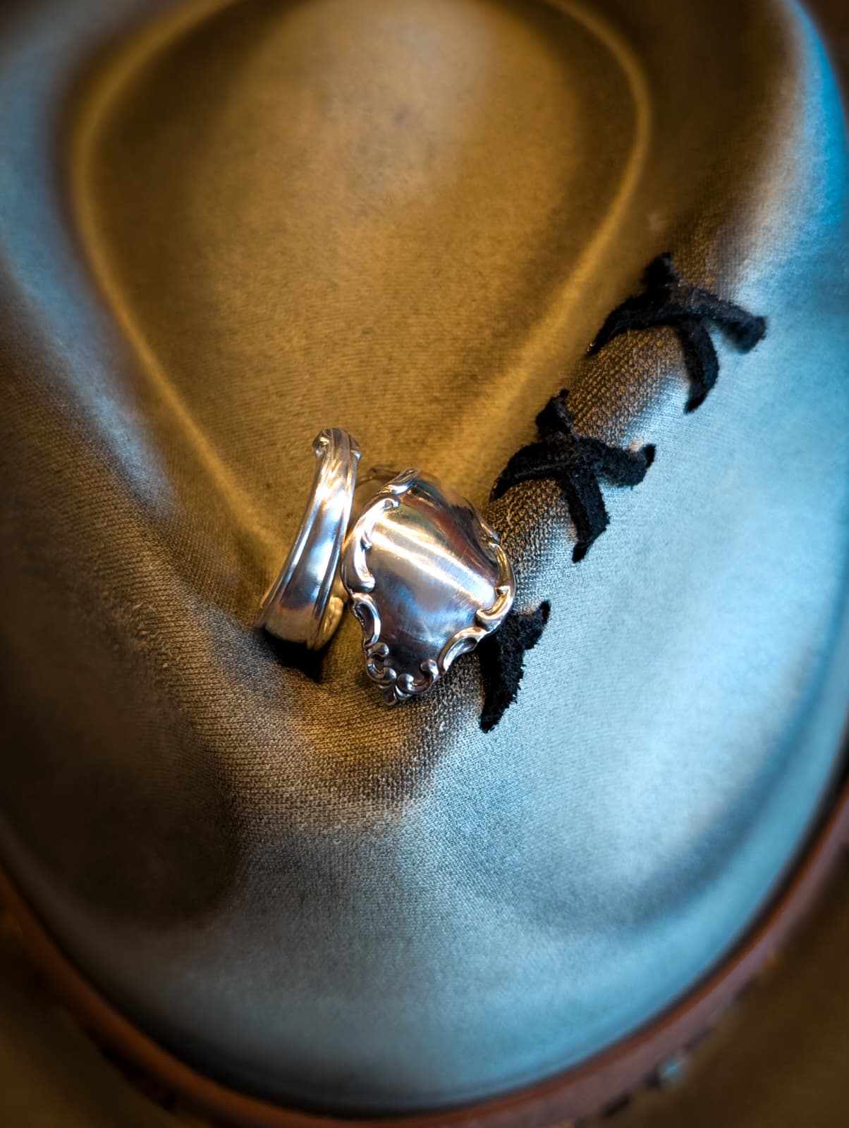 Silver Vintage Spoon Rings