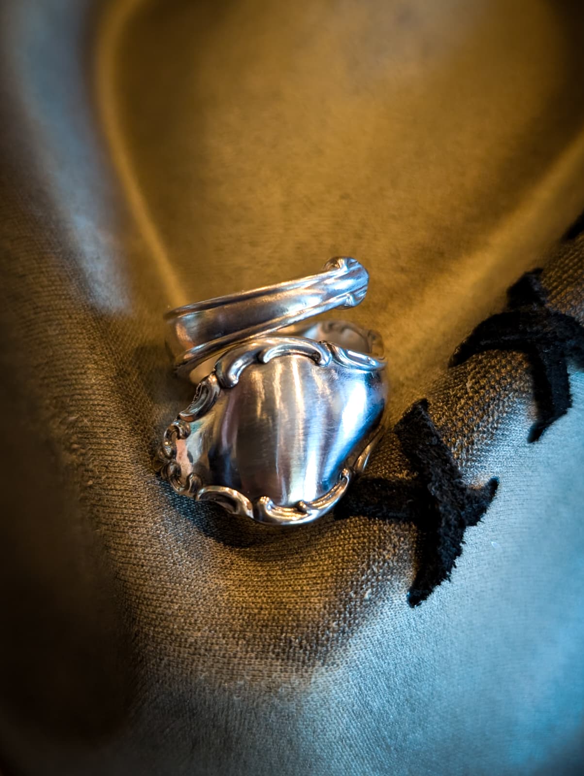 Silver Vintage Spoon Rings