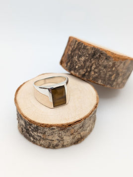 Tiger's Eye - Sterling Silver Ring
