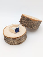 Lapis Lazuli size 13 - Sterling Silver Ring
