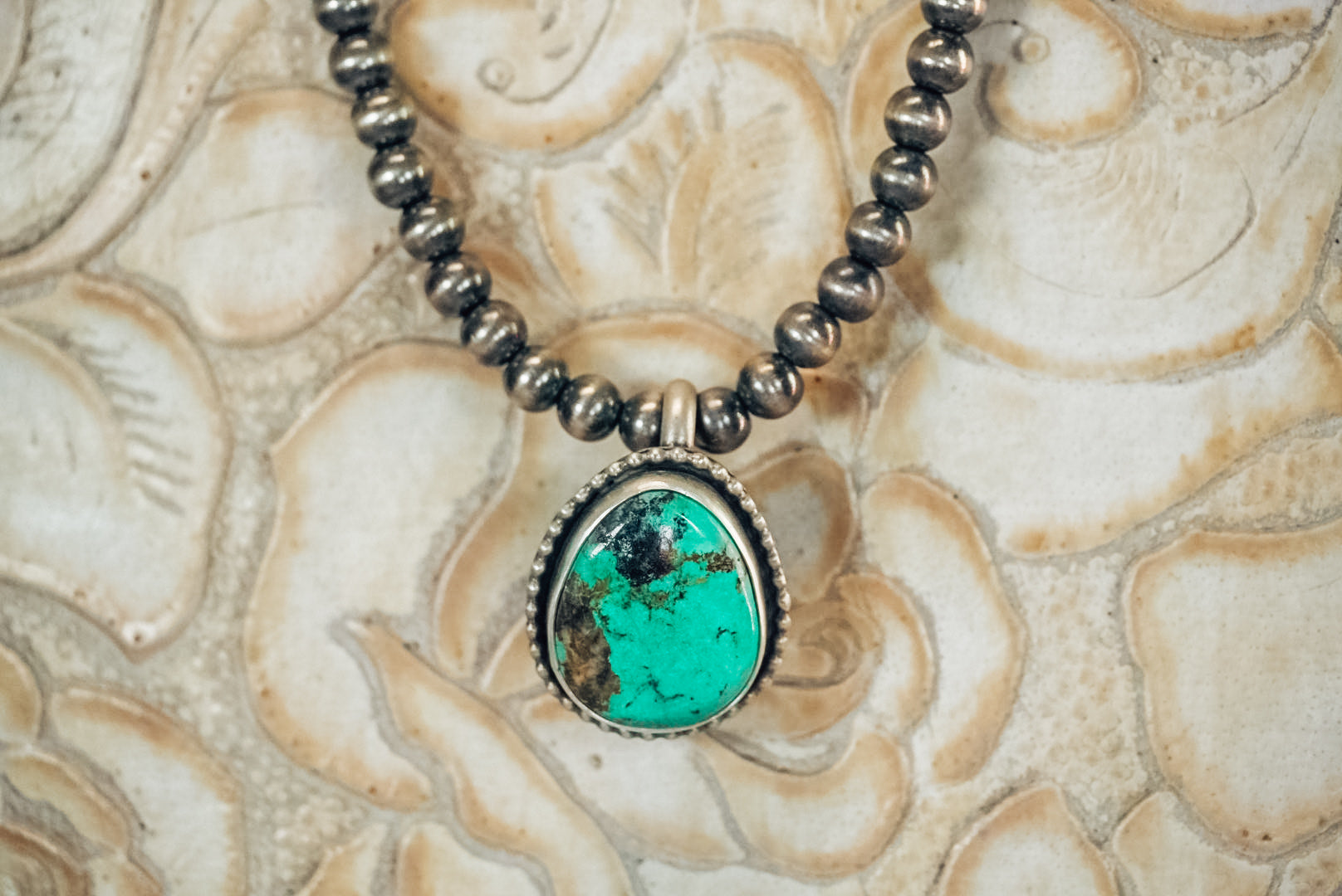 Handmade Sterling Silver Turquoise Pendant | Evans Turquoise & Royston Turquoise Convertible Pendant
