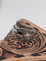 The Overlay Stainless Steel Spoon Ring size 10.75